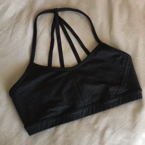 Lululemon black sports bra